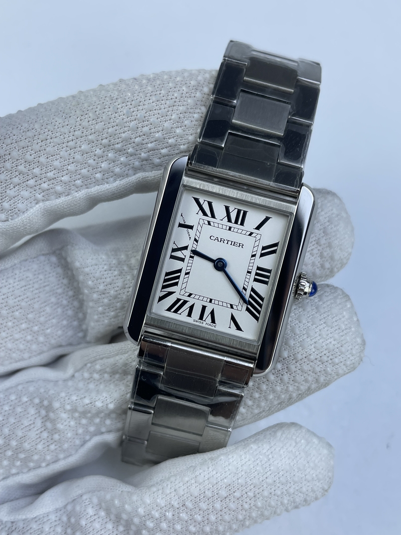 (준비완료/특급배송)NO.3148/K11공장 24mm 까르띠에 탱크솔로 스틸 브슬