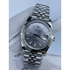 (준비완료/특급배송)NO.3186/롤렉스 데이저스트 126334 41미리 실버다이얼 바인덱스 QP공장