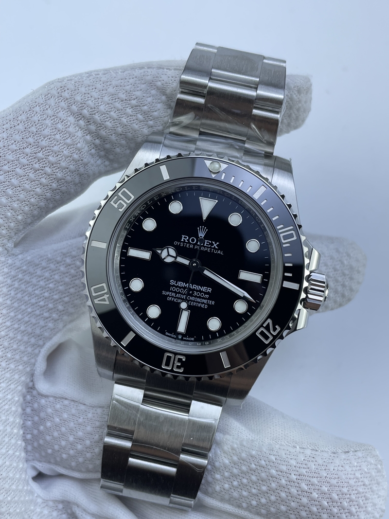 (준비완료/특급배송)NO.3343/QP공장 Submariner 41mm 124060 No Date Black Ceramic 904L Steel 3230