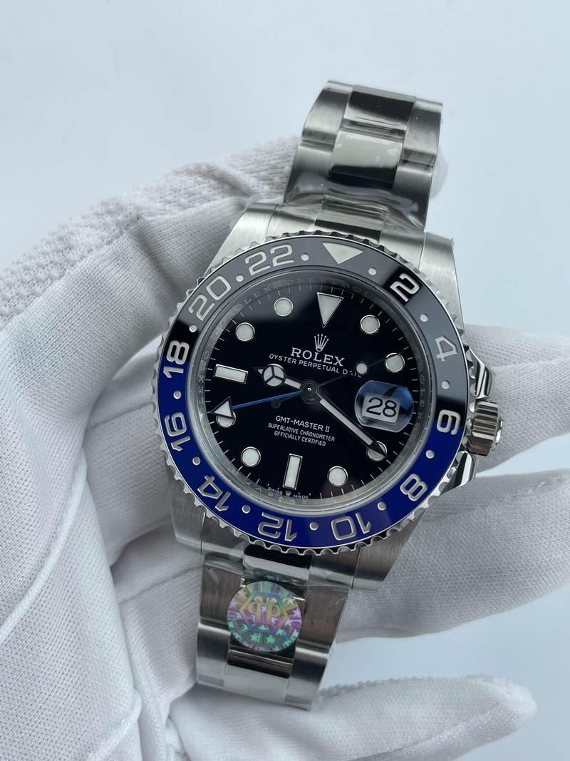 (준비완료/특급배송)NO.3455/롤렉스 배트걸 지엠티마스터2 126710BLNR QP공장